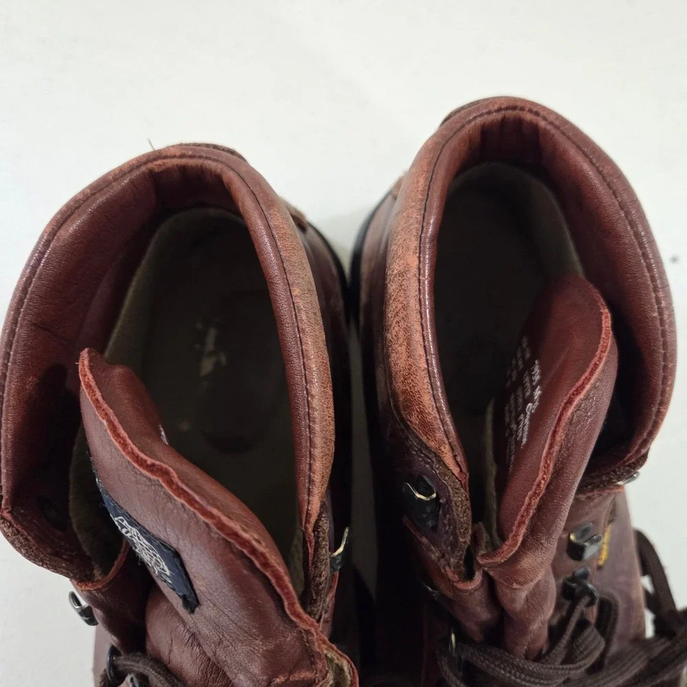 Vasque 7935 Gore-Tex Brown Leather Hiking Boots Mens 11 M Distressed Waterproof - Picture 4 of 7
